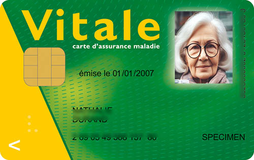 carte vitale mise à jour par la pharmacie des Hauts de Vallières